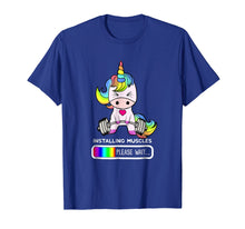 Load image into Gallery viewer, Unicorn Gym Installing Muscles Unicorn Weightlifting Shirt
