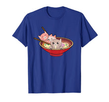Load image into Gallery viewer, Kawaii Cats In A Ramen Bowl Shirt | Anime Food Lovers Gift
