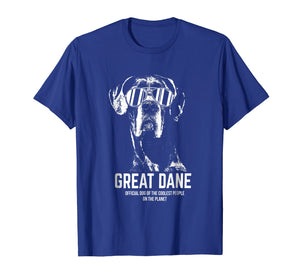 Great Dane Official Dog of the Coolest Pup Lovers T-Shirt