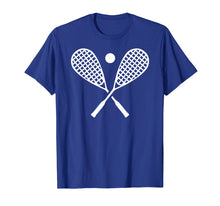 Load image into Gallery viewer, Crossed squash rackets T-Shirt
