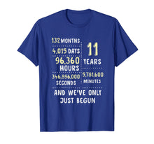 Load image into Gallery viewer, 11 Years Anniversary T-Shirt Gift for Her or Him
