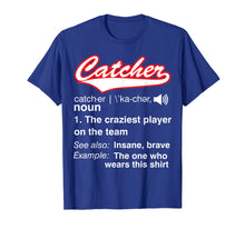 Load image into Gallery viewer, Softball, Baseball Catcher T shirt,Vintage funny Definition

