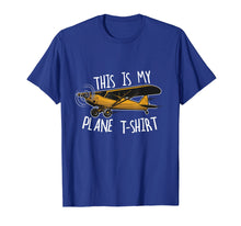 Load image into Gallery viewer, Funny Pilot Tshirt Airplane Tshirt This is my Plane Tshirt
