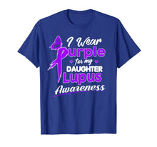 Load image into Gallery viewer, I Wear Purple For My Daughter T Shirt Lupus Awareness Shirt
