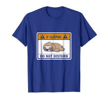 Load image into Gallery viewer, Funny Pajama Shirt Do Not Disturb - Sloth Pajamas PJ Shirts
