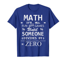 Load image into Gallery viewer, Funny Math T Shirt Division College Math Teacher Humor Tee
