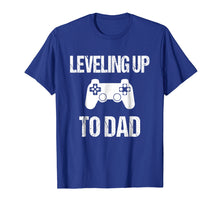 Load image into Gallery viewer, Leveling Up To Dad - Dad Pregnancy Announcement Tshirt
