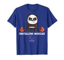 Load image into Gallery viewer, Panda Weightlifting T Shirt Gym Workout Humor Deadlift Tee
