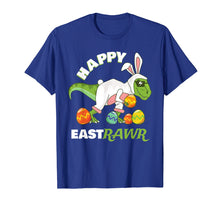 Load image into Gallery viewer, Happy Eastrawr T Rex Dinosaur Easter Bunny Egg T-Shirt
