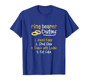 FUNNY RING BEARER DUTIES T-SHIRT Cute Wedding Gift