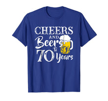 Load image into Gallery viewer, Cheers And Beers 70 Years Old 70th Birthday Gift 1948 Shirt
