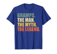 Load image into Gallery viewer, GRAMPS - THE MAN MYTH LEGEND Shirt, Gift Fathers Day T shirt
