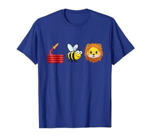 Funny animal joke shirt Pun Tee- Hoes bee Lion Shirt