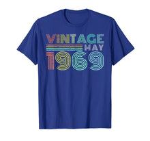 Load image into Gallery viewer, 50th Birthday Gift Vintage May 1969 Fifty Years Old T-Shirt
