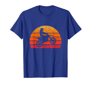 Dirtbike Motocross T Shirt Vintage Retro Sunset 70s 80s
