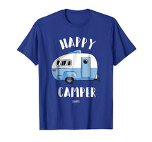 Load image into Gallery viewer, Happy Camper RV Camping Love Funny Camping Graphic T Shirt
