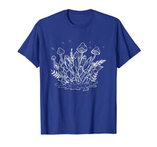 Load image into Gallery viewer, Crystals, Mushrooms, Plants Witchy Goth Punk Tee

