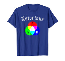 Load image into Gallery viewer, Color Wheel Shirt - Notorious RGB Tee - RGB not CMYK TShirt
