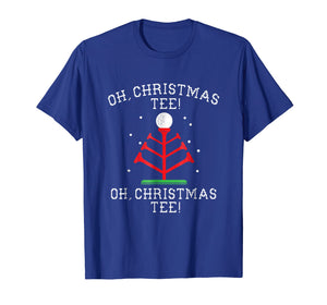 Funny Golfing Christmas T-Shirt O Christmas Tee Golf Pun