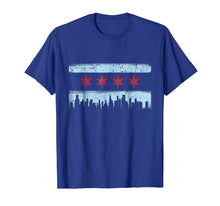 Load image into Gallery viewer, Chicago Flag Skyline T-Shirt
