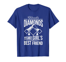 Load image into Gallery viewer, Black Diamonds Are A Girls Best Friend Ski Snowboard Shirt
