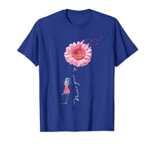 Load image into Gallery viewer, Never give up t-shirt Breast Cancer daisy flower woman T-Shirt
