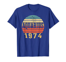 Load image into Gallery viewer, Vintage Aquarius T Shirt 1974 Birthday Gift
