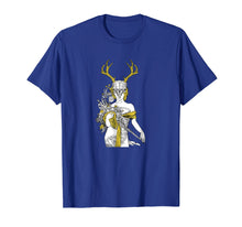 Load image into Gallery viewer, Witch T-shirt - Village Witch Pagan Wicca Deer Skull
