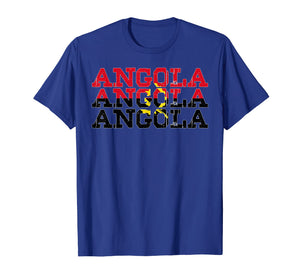 ANGOLA | Angolan Flag Sports Lovers T-Shirt