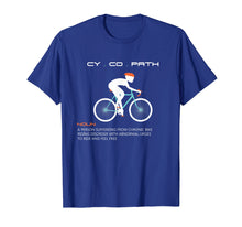 Load image into Gallery viewer, Cycopath tshirt funny bicycle cyclist humor tee MTB Biker
