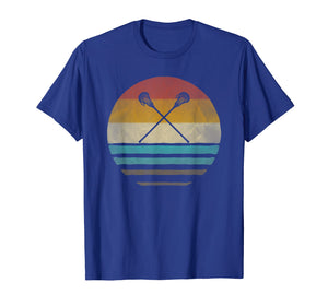 Lacrosse Shirt Retro Vintage 70s Silhouette Distressed Gift