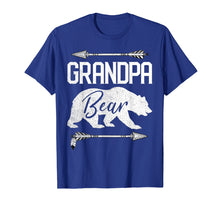 Load image into Gallery viewer, Mens Grandpa Bear Funny Father&#39;s Day T-Shirt Gift Papa Vintage
