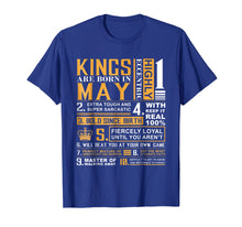 Load image into Gallery viewer, May Birthday Gifts - Kings are Born In May T-Shirt
