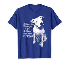 Load image into Gallery viewer, Pit Bull T-shirts - Never Rescued A Pit Bull
