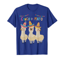 Load image into Gallery viewer, No probLlama Cinco De Mayo Shirt Funny Llama Mexican 5th May
