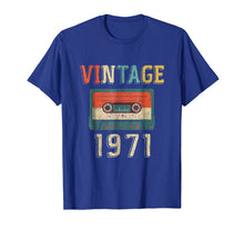 Load image into Gallery viewer, 48th Birthday Gift Vintage 1971 48 Years Old Mixtape T-Shirt
