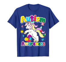 Load image into Gallery viewer, Autism Awareness T-Shirt Unicorn Puzzle Pieces Horse Gift
