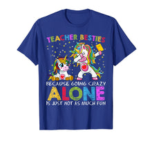 Load image into Gallery viewer, Dabbing Unicorn Cute Kawaii Teacher Besties Going Crazy Fun T-Shirt
