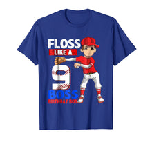 Load image into Gallery viewer, 9 Year Old Birthday Baseball T Shirt 9th Boy Gift
