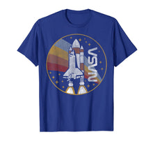 Load image into Gallery viewer, NASA Shuttle Launch With Rainbow Graphic T-Shirt C1
