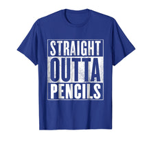 Load image into Gallery viewer, Funny Pencils T-Shirt - STRAIGHT OUTTA PENCILS Shirt
