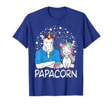 Load image into Gallery viewer, Mens Papacorn Unicorn Dad And Baby daddy Fathers Day T-Shirt
