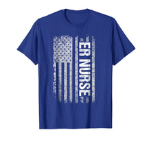 Load image into Gallery viewer, Classic Distressed Flag Shirt for Emergency Room, ER Nurses
