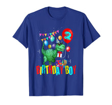 Load image into Gallery viewer, 2nd Birthday Dinosaur Shirt 2 Years Old Boy Shirt 2 Year Old
