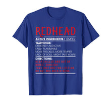 Load image into Gallery viewer, Redhead Active Ingredients Temper Label Shirt
