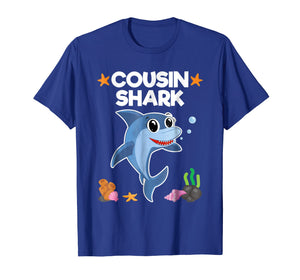 Cousin Shark Shirt Sister Brother Baby Shark Birthday Gift