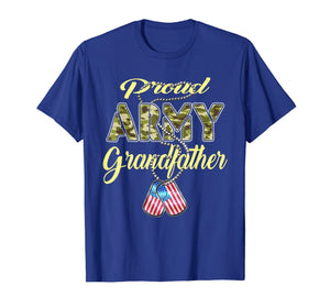 Proud Army Grandfather Shirt - Military Grandpa Shirts Gift
