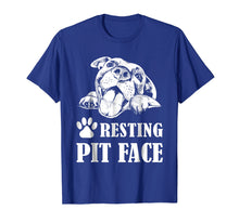 Load image into Gallery viewer, Funny Dog Pitbull Resting Pit Face T-Shirt
