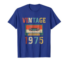 Load image into Gallery viewer, 44th Birthday Gift Vintage 1975 44 Years Old Mixtape T-Shirt
