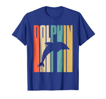 Load image into Gallery viewer, Vintage Classic Retro Style Dolphin Lover T-shirt 80's Gift
